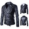 Veste en cuir homme - Ref 3443686