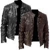 Veste en cuir homme - Ref 3443729