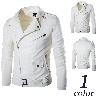 Veste en cuir homme - Ref 3443738