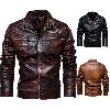 Veste en cuir homme - Ref 3443796