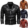 Veste en cuir homme - Ref 3443799