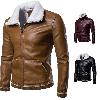 Veste en cuir homme - Ref 3443816