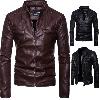 Veste en cuir homme - Ref 3443817