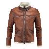 Veste en cuir homme - Ref 3443832