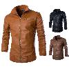 Veste en cuir homme - Ref 3443836