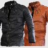 Veste en cuir homme - Ref 3443850