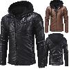 Veste en cuir homme - Ref 3443867