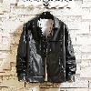 Veste en cuir homme - Ref 3443872