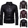 Veste en cuir homme - Ref 3443888