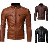 Veste en cuir homme - Ref 3443906