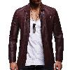 Veste en cuir homme - Ref 3443913