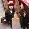 Veste pour fille en cuir - Ref 2158487