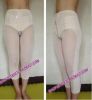 body amincissant Double pantalon blanc laiteux en spandex - Ref 669878