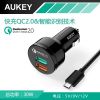 chargeur AUKEY 2.4A, 2A - Ref 1292251