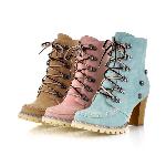 Bottes femme en PU artificiel - Ref 3355200