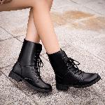 Bottes femme en PU artificiel - Ref 3355312