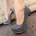 Chaussures de Soirées Talons avec Strass - Ref 2515