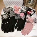 Gants pour femme en Laine Cachemire - Ref 2745324