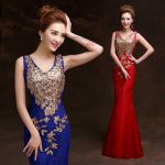Robe de Soirée Profond Col - Ref 938