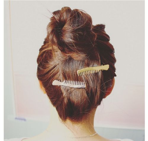 Accessoire cheveux en Alliage argenté ou plaqué or - Ref 1198372