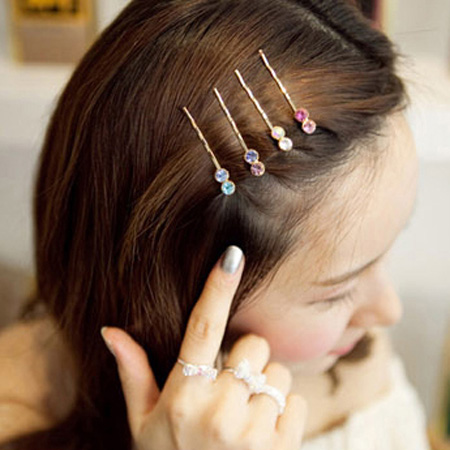 Accessoire cheveux en Alliage argenté ou plaqué or - Ref 1198391