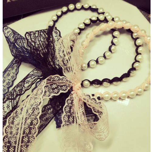 Accessoire cheveux en dentelle - Ref 1198580