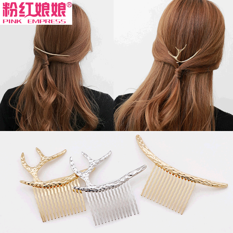 Accessoire cheveux PINK EMPRESS en Alliage argenté ou plaqué or - Ref 1199911