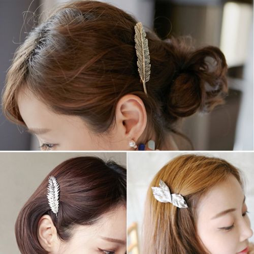 Accessoire cheveux en Alliage argenté ou plaqué or - Ref 1200324