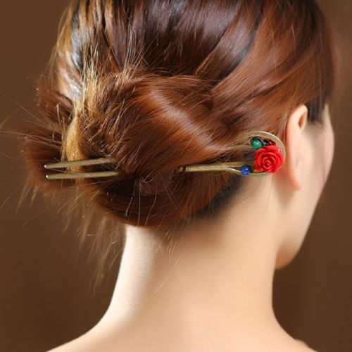 Accessoire cheveux en Alliage argenté ou plaqué or - Ref 1200578