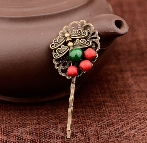 Accessoire cheveux en Alliage argenté ou plaqué or - Ref 1200817