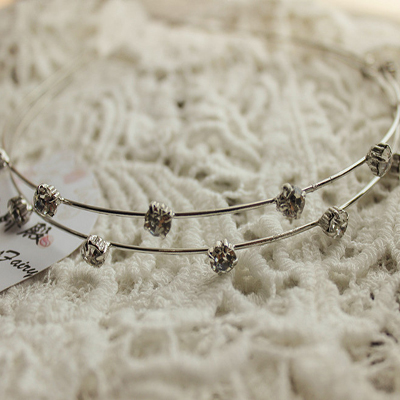 Accessoire cheveux en Alliage argenté ou plaqué or - Ref 1201104