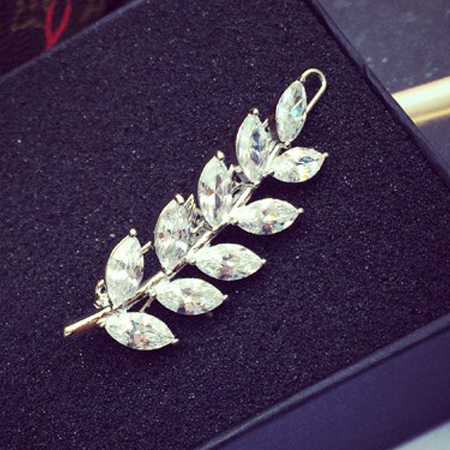 Accessoire cheveux en Alliage argenté ou plaqué or - Ref 1201762