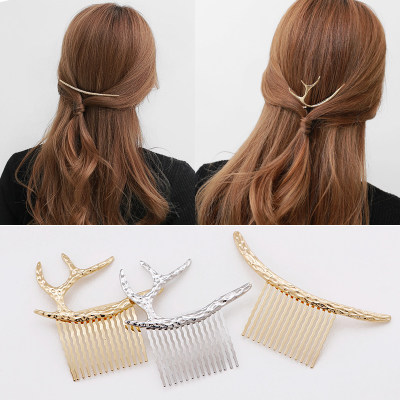Accessoire cheveux en Alliage argenté ou plaqué or - Ref 1201854