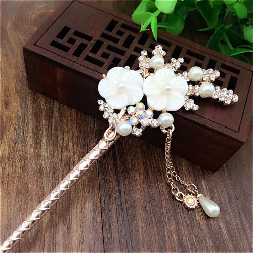 Accessoire cheveux en Alliage argenté ou plaqué or - Ref 1202281