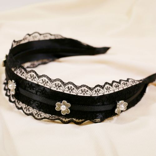 Accessoire cheveux en dentelle - Ref 1202351