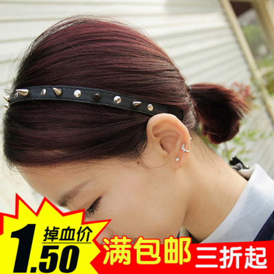 Accessoire cheveux en cuir - Ref 1202658
