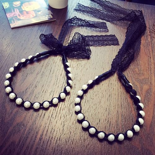 Accessoire cheveux en dentelle - Ref 1202835