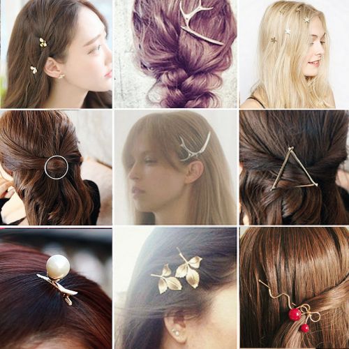 Accessoire cheveux en Alliage argenté ou plaqué or - Ref 1202999