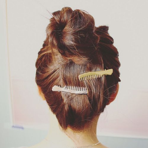 Accessoire coiffure en Alliage argenté ou plaqué or - Ref 1198149