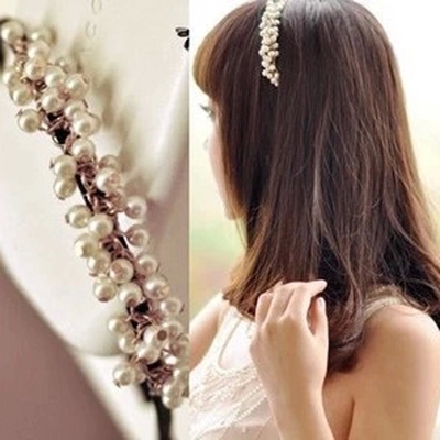 Accessoire coiffure en perlé - Ref 1200673