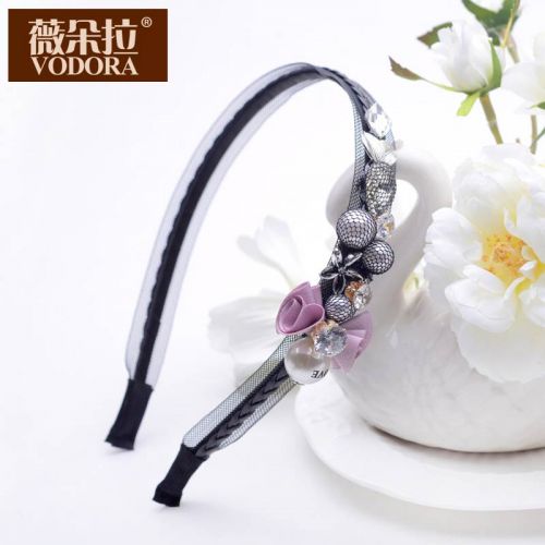 Accessoire coiffure VODORA en pierres Cristal - Ref 1201391