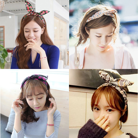 Accessoire coiffure en tissu - Ref 1201814