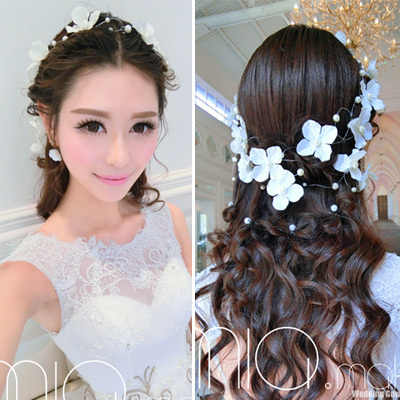 Accessoire coiffure en perlé - Ref 1202075