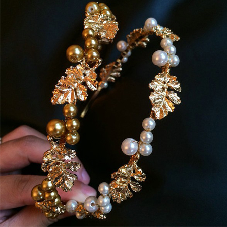 Accessoire coiffure en Alliage argenté ou plaqué or - Ref 1202346