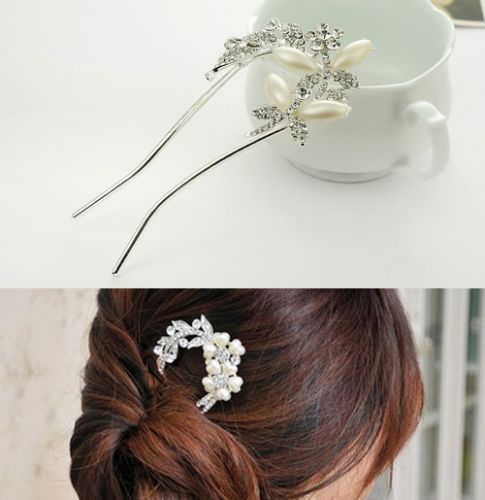 Accessoire coiffure en pierres Cristal - Ref 1202604