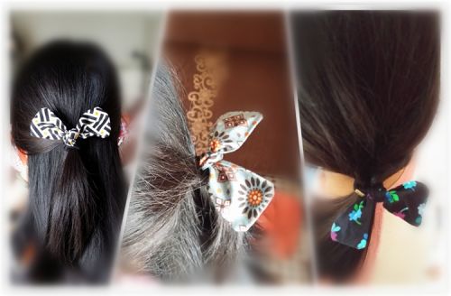 Accessoire coiffure en tissu - Ref 1204813