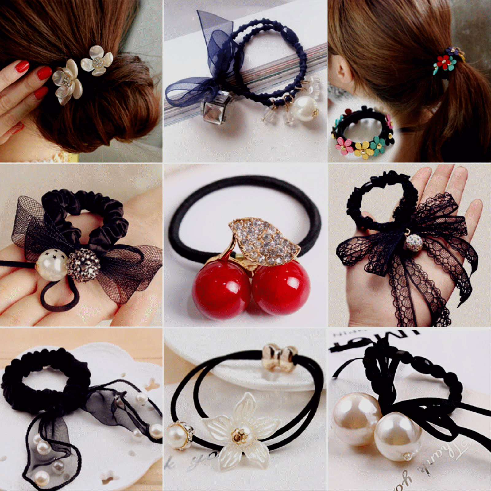 Accessoire coiffure en tissu - Ref 1204850