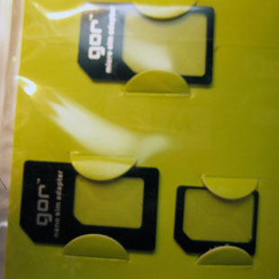 Adaptateur pour cartes SIM - Ref 310497