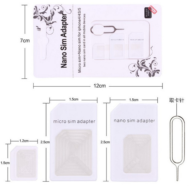 Adaptateur pour cartes SIM - Ref 310678