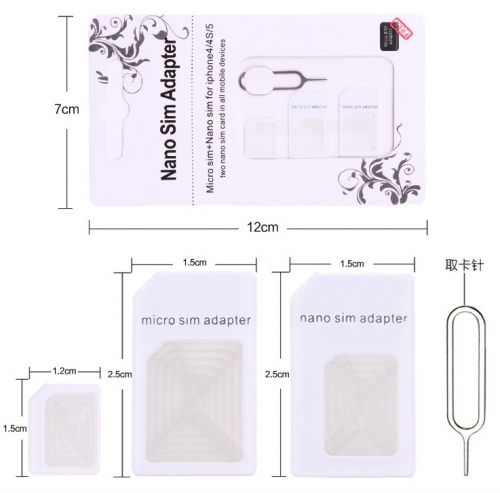 Adaptateur pour cartes SIM - Ref 310782